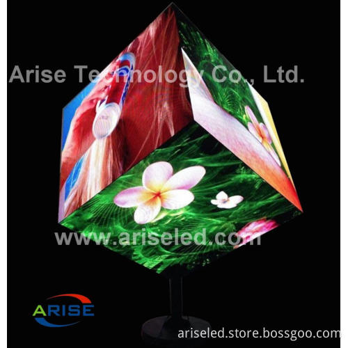 P3mm LED cube display, size (1.152x1.152m) 6 side,Creative LED display for Stage,LED DJ table